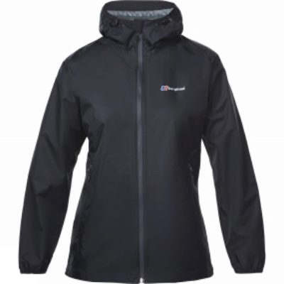 Berghaus Womens Deluge Light Jacket Black/Black Berghaus Womens Deluge Light Jacket Black/Black